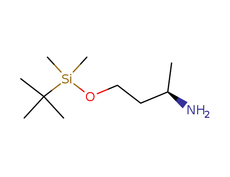 Molecular Structure of 245728-81-8 (1-(tert-butyldimethylsilyloxy)-3-aminobutane)