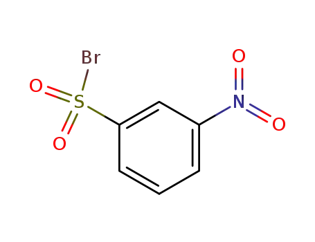 Molecular Structure of 1950-73-8 (Benzenesulfonyl bromide, 3-nitro-)