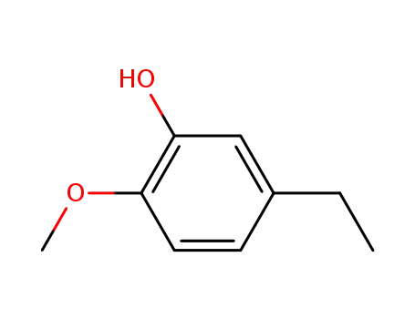 Molecular Structure of 2785-88-8 (2-Methoxy-5-ethylphenol)