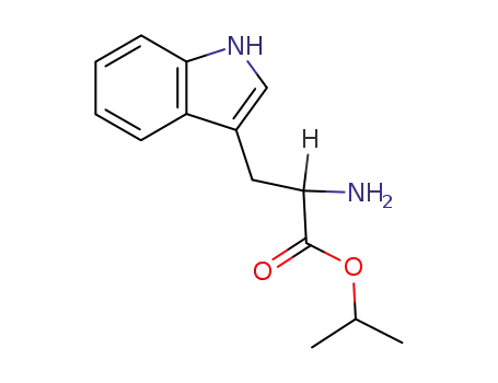 Molecular Structure of 81084-87-9 (isopropyl (+/-)-tryptophanoate)