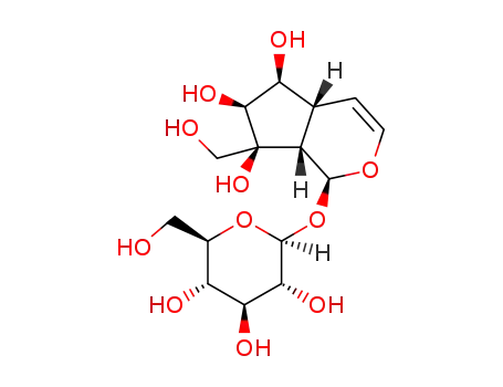 [(1S)-1,4aα,5,6,7,7aα-Hexahydro-5α,6α,7α-trihydroxy-7-(hydroxymethyl)cyclopenta[c]pyran-1α-yl]β-D-glucopyranoside