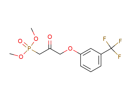 Molecular Structure of 54094-19-8 (Dimethyl [2-oxo-3-[3-(trifluoromethyl)phenoxy]propyl]phosphonate)