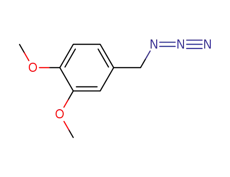 Molecular Structure of 90807-80-0 (Benzene, 4-(azidomethyl)-1,2-dimethoxy-)