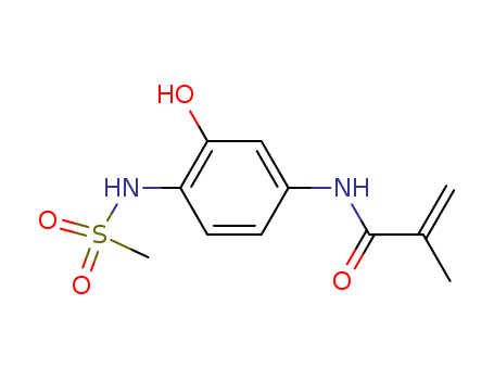 2-Propenamide,N-[3-hydroxy-4-[(methylsulfonyl)amino]phenyl]-2-methyl-