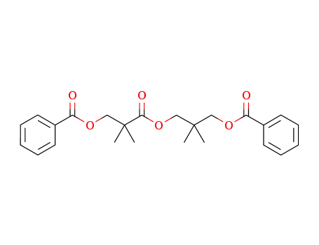 Molecular Structure of 53370-64-2 (benzoic acid 3-[3-(benzoyloxy)-2,2-dimethyl-propionyloxy]-2,2-dimethyl-propyl ester)
