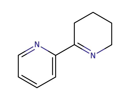 Molecular Structure of 53422-71-2 (2-(3,4,5,6-tetrahydropyridin-2-yl)pyridine)