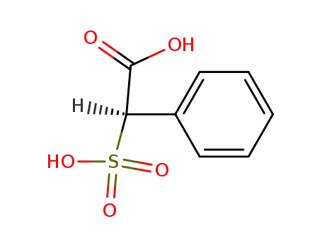 Molecular Structure of 39925-38-7 (D-Sulfophenylaceticacid)