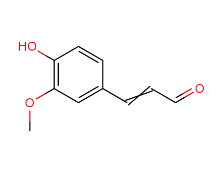Molecular Structure of 20649-42-7 (4-HYDROXY-3-METHOXYCINNAMALDEHYDE)