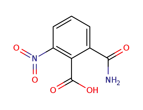 Molecular Structure of 65911-46-8 (2-Carbamoyl-6-nitrobenzoic Acid)