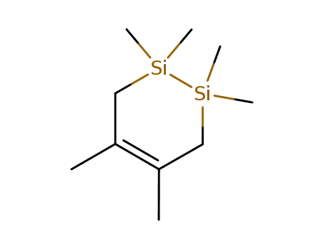 Molecular Structure of 51342-14-4 (1,2-Disilacyclohex-4-ene, 1,1,2,2,4,5-hexamethyl-)