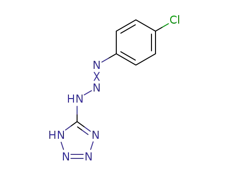 Molecular Structure of 93680-29-6 (C<sub>7</sub>H<sub>6</sub>ClN<sub>7</sub>)