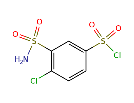 Benzenesulfonylchloride, 3-(aminosulfonyl)-4-chloro- cas  61450-06-4