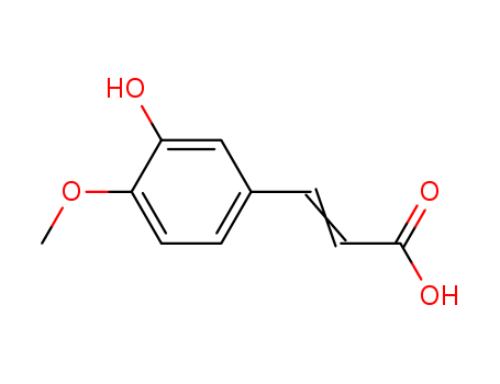 (E)-3'-hydroxy-4'-methoxycinnamic acid