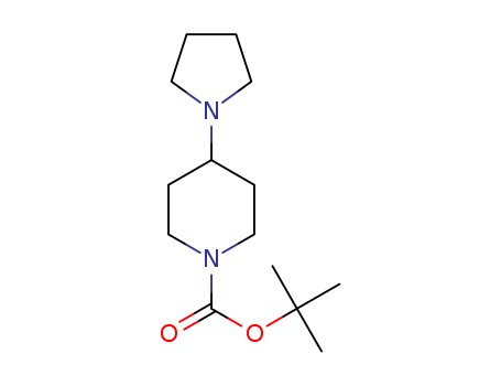 1-Piperidinecarboxylicacid, 4-(1-pyrrolidinyl)-, 1,1-dimethylethyl ester