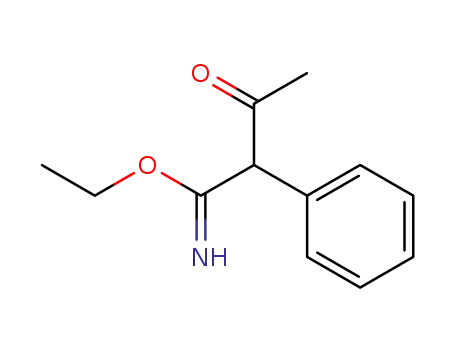 Molecular Structure of 687981-26-6 (3-Oxo-2-phenyl-butyrimidic acid ethyl ester)