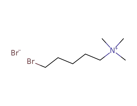Molecular Structure of 15008-33-0 ((5-BROMOPENTYL)TRIMETHYLAMMONIUM BROMIDE)