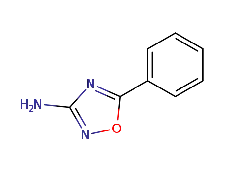 Molecular Structure of 7788-14-9 (5-Phenyl-1,2,4-Oxadiazol-3-Amine)