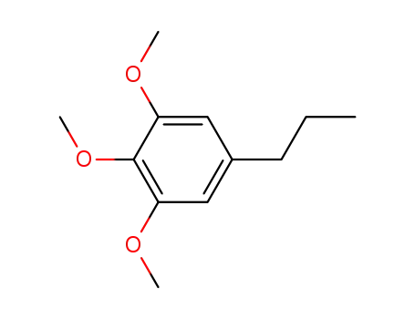 Molecular Structure of 41564-88-9 (Benzene, 1,2,3-trimethoxy-5-propyl-)
