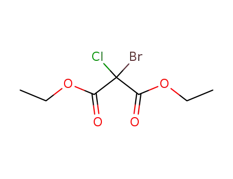 Molecular Structure of 81289-78-3 (diethyl chlorobromomalonate)