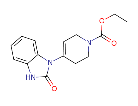 83763-15-9,ethyl 4-(2,3-dihydro-2-oxo-1H-benzimidazol-1-yl)-3,6-dihydro-2H-pyridine-1-carboxylate,ethyl 4-(2,3-dihydro-2-oxo-1H-benzimidazol-1-yl)-3,6-dihydro-2H-pyridine-1-carboxylate