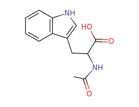 Molecular Structure of 87-32-1 (N-Acetyl-DL-tryptophan)