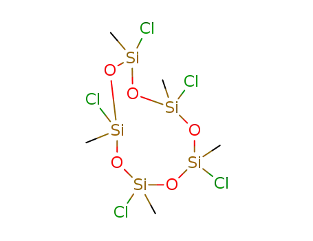 Molecular Structure of 18139-89-4 (1,3,5,7,9-pentachloro-1,3,5,7,9-pentamethylcyclopentasiloxane)