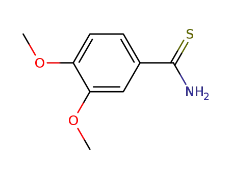 Molecular Structure of 58952-14-0 (3,4-DIMETHOXY-THIOBENZAMIDE)