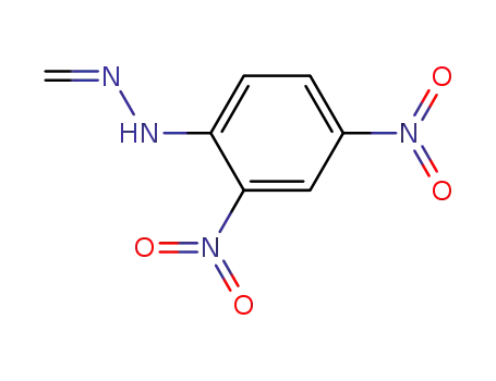 Molecular Structure of 1081-15-8 (FORMALDEHYDE 2,4-DINITROPHENYLHYDRAZONE)