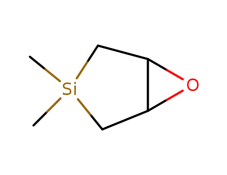 Molecular Structure of 65181-02-4 (3,3-dimethyl-6-oxa-3-silabicyclo<3.1.0>hexane)