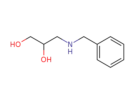 Molecular Structure of 54127-58-1 (3-(benzylamino)propane-1,2-diol)