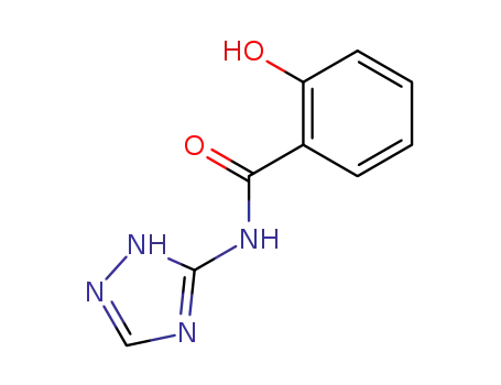 Molecular Structure of 36411-52-6 (Salicyloylaminotriazole)