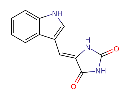Molecular Structure of 117490-34-3 ((5Z)-5-(1H-INDOL-3-YLMETHYLENE)IMIDAZOLIDINE-2,4-DIONE)