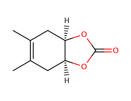 1,3-Benzodioxol-2-one,3a,4,7,7a-tetrahydro-5,6-dimethyl-