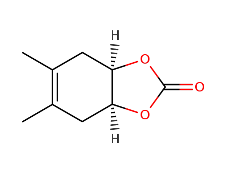Molecular Structure of 4717-64-0 (5,6-dimethyl-3a,4,7,7a-tetrahydro-1,3-benzodioxol-2-one)