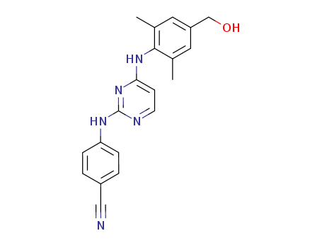 4-[4-(4-hydroxymethyl-2,6-dimethylphenylamino)pyrimidin-2-ylamino]benzonitrile