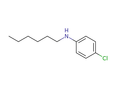 Molecular Structure of 56506-62-8 (N-(4-chlorophenyl)-n-hexylamine)