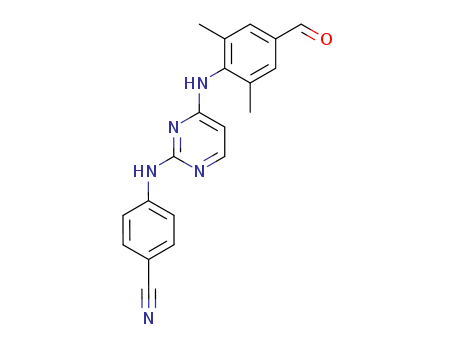 4-({4-[(4-Formyl-2,6-dimethylphenyl)amino]-2-pyrimidinyl}amino)benzonitrile