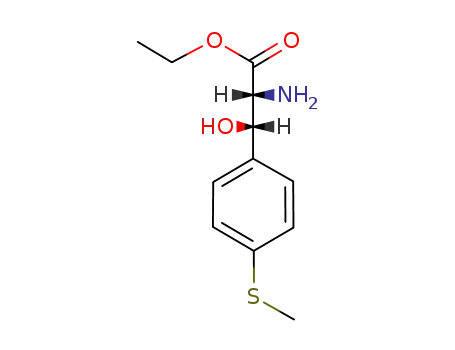 (2<i>RS</i>,3<i>SR</i>)-2-amino-3-hydroxy-3-(4-methylsulfanyl-phenyl)-propionic acid ethyl ester