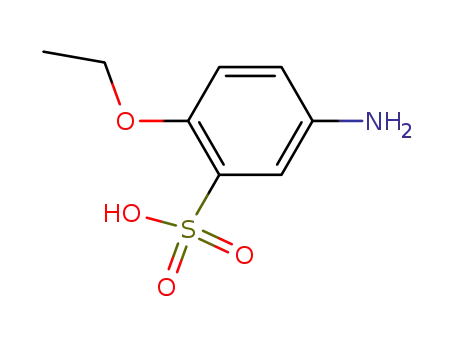 Molecular Structure of 6375-02-6 (5-Amino-2-ethoxy-benzenesulfonic acid)