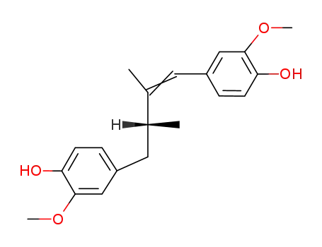 Molecular Structure of 500-40-3 (guaiaretic acid)