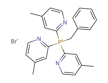 Molecular Structure of 126963-91-5 (benzyltri(2-(4-methylpyridyl))phosphonium bromide)