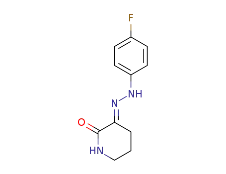 Molecular Structure of 721-58-4 (piperidine-2,3-dione-3-(4-fluoro-phenylhydrazone))