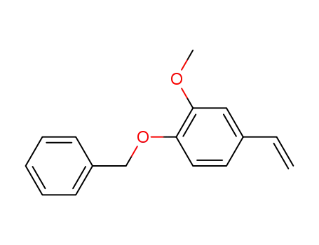 Molecular Structure of 55708-65-1 (4-BENZYLOXY-3-METHOXYSTYRENE)