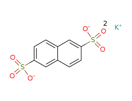 Molecular Structure of 121807-17-8 (2,6-Naphthalenedisulfonic acid, dipotassium salt)