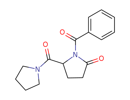 2-Pyrrolidinone,1-benzoyl-5-(1-pyrrolidinylcarbonyl)-