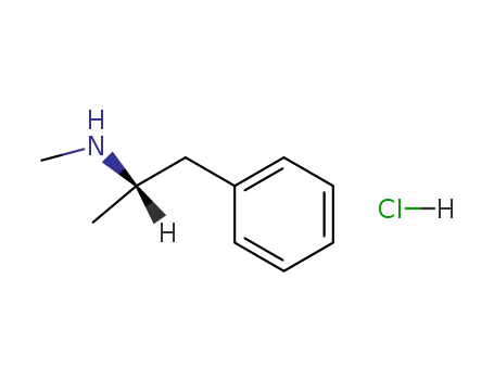 Molecular Structure of 51-57-0 ((+)METHAMPHETAMINE HYDROCHLORIDE)