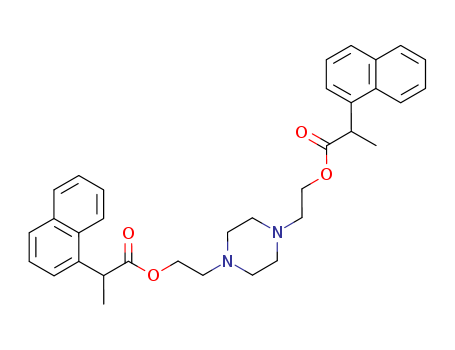 1-Naphthaleneaceticacid, a-methyl-,1,1'-(1,4-piperazinediyldi-2,1-ethanediyl) ester