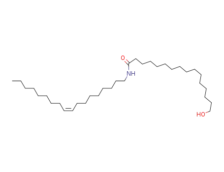 Molecular Structure of 1220909-16-9 (N-oleyl-16-hydroxyhexadecanoylamine)