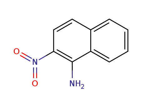 Molecular Structure of 607-23-8 (2-NITRO-1-NAPHTHYLAMINE)