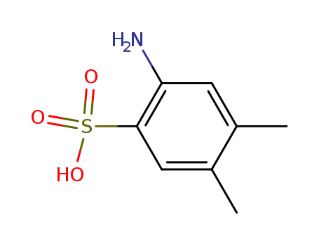 Molecular Structure of 56375-83-8 (3,4-Dimethylaniline-6-sulfonic acid)